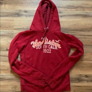 Hollister red pullover